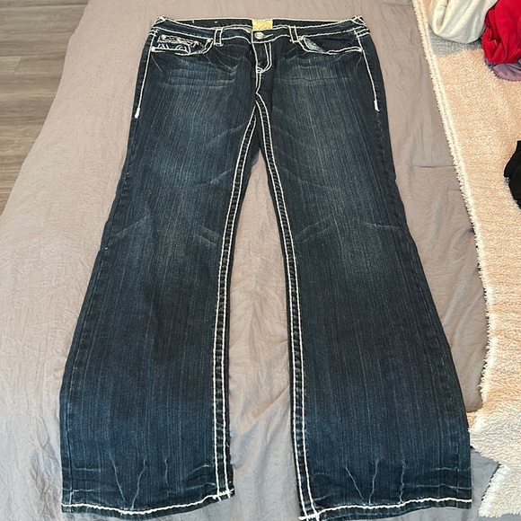 LA Idol USA Dark Wash Jeans Size 15 - Picture 1 of 2